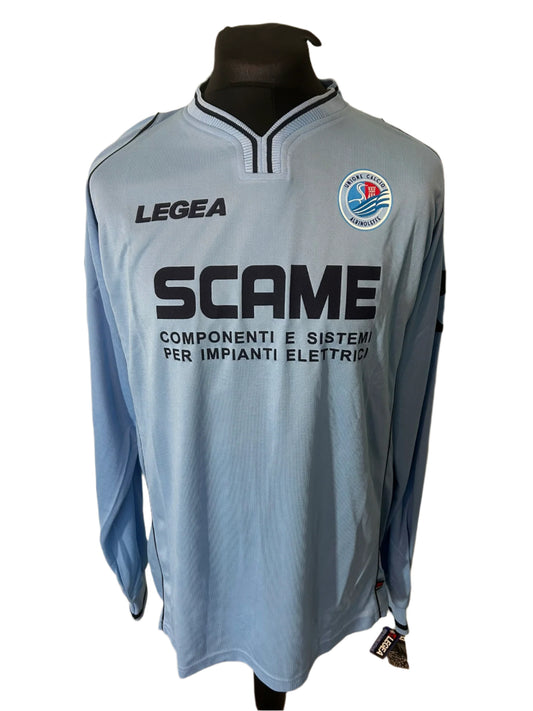 AlbinoLeffe 2003-05 Home Football Shirt LONG SLEEVES Large Legea BRAND NEW BNWT