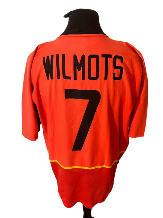 Belgium Marc Wilmots 2002-04 Home Football Shirt Extra Large XL Nike