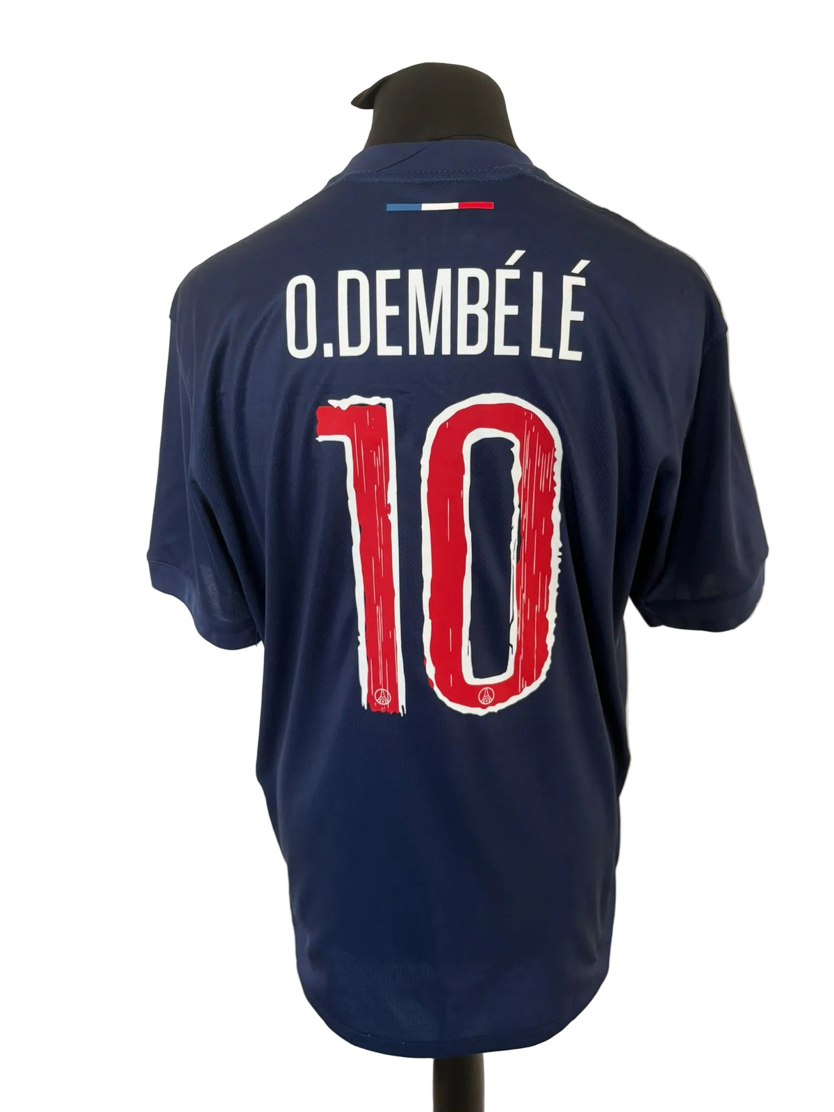 PSG, Paris Saint Germain 2024-25 home football shirt, navy, Extra Large, XL, Nike, Ousmane Dembele, back